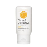 CONTROL CORRECTIVE Oil Free Sunscreen on face and neck providing daily broad spectrum protection.