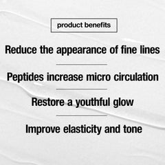 Control Corrective Tri-Peptide Serum closeup label highlights active ingredients