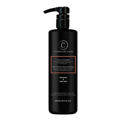 Controlled Chaos bottle pouring cleanser for hydrated, defined curls