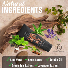 Texture closeup shows rich, non-greasy moisture for curls.