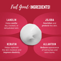 Coochy Berry Bliss product image highlighting rash-free formula.