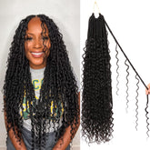CooCooJoo Goddess Locs 24-inch full-head style for natural volume and easy wear