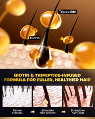 COOLKESI biotin shampoo foam close-up highlighting rich lather and nourishing scalp care.