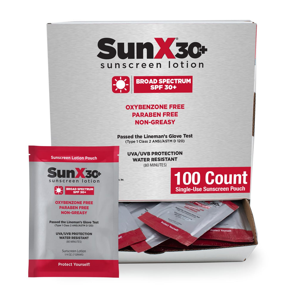CoreTex Sun X 30 travel packets ideal for on-the-go sun protection