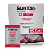 CoreTex Sun X 30 travel packets ideal for on-the-go sun protection