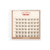 CORINGCO Toktok Hara lashes unboxing with glue-free application for fast beauty.