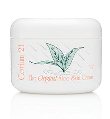 Corium 21 Original Aloe Skin Cream in 8 oz jar for gentle daily hydration.