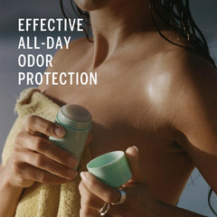 CORPUS deodorant gel texture visible without residue on skin