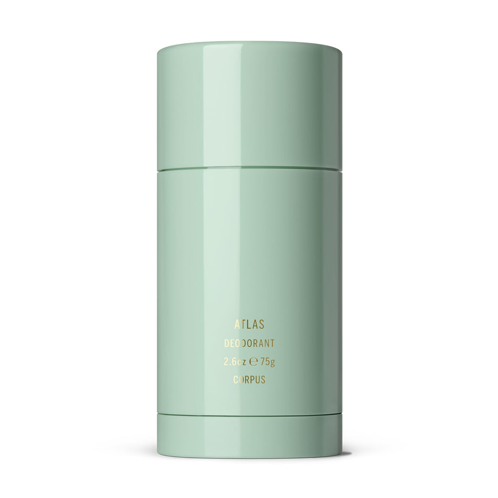 CORPUS deodorant stick in sensitive skin packaging showing gentle design and recyclable packaging