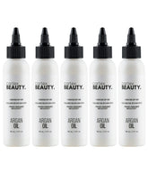 Cortex Professional Argan Oil Refill bottle ready for use, signaling silky results.