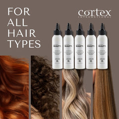 Cortex Professional Argan Oil Refill pour demonstrates easy refill process.