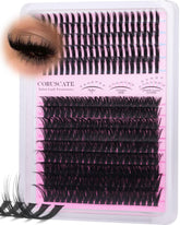 coruscate lash clusters spikes 12-24mm mega style for dramatic eyes and bold photos