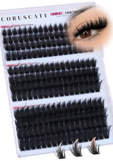 CORUSCATE Spikes Lash Clusters 120D deliver bold dramatic volume for standout eyes.