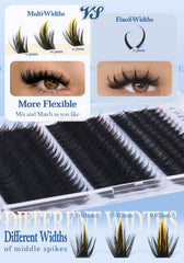 CORUSCATE three-thickness spikes allow subtle to dramatic looks.