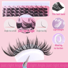 CORUSCATE vegan-friendly lash clusters use upgraded fiber for reusable beauty.