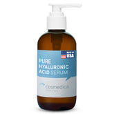 Cosmedica Hyaluronic Serum bottle for hydration and skin refreshment.