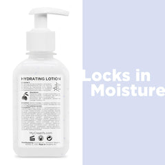 Cosme9tiques Cre9atifs Lotion mains, texture cre8meuse et absorption rapide pour douceur.