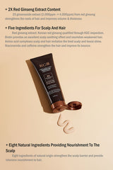 COSMOCOS RG3 red ginseng saponin ingredients highlighted for hair strengthening