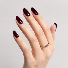 Close-up of COSMOO matte finish on nails.