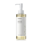 COSMOO Deep Cleansing Oil bottle close-up showing gentle makeup removal.