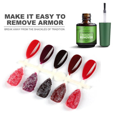 COSMOO Gel Nail Remover applying remover to the entire nail surface for lift