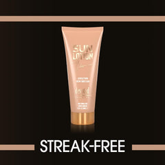 CosmoSun Sun Lotion close-up highlights ultra glitter finish.