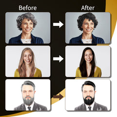 COSMTEK Black Dye Shampoo smoothing frizz after color deposit.