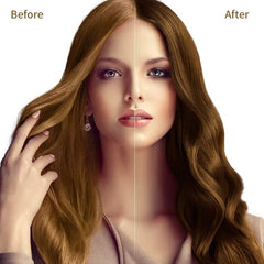 COSMTEK Chestnut Brown results reveal warm natural shade and shine.