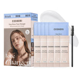 COSNORI Easy Brow Tone Changer packaging showcasing a clean, user-friendly brow lightening kit