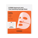 COSRX 5 PDRN Hyaluronic Gel Mask packaging, convenient single-use hydration for travel.