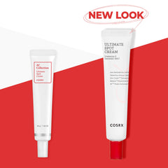 COSRX AC Collection Ultimate Spot Cream packaging shows a clean, paraben-free formula.
