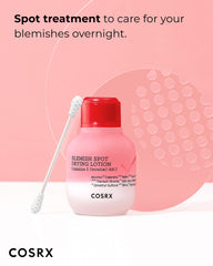 Creamy swirl texture suggests a lightweight formula ideal for surface and deeper breakouts.