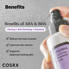 COSRX AHA/BHA Treatment Toner apple water ingredient spotlight for vitality