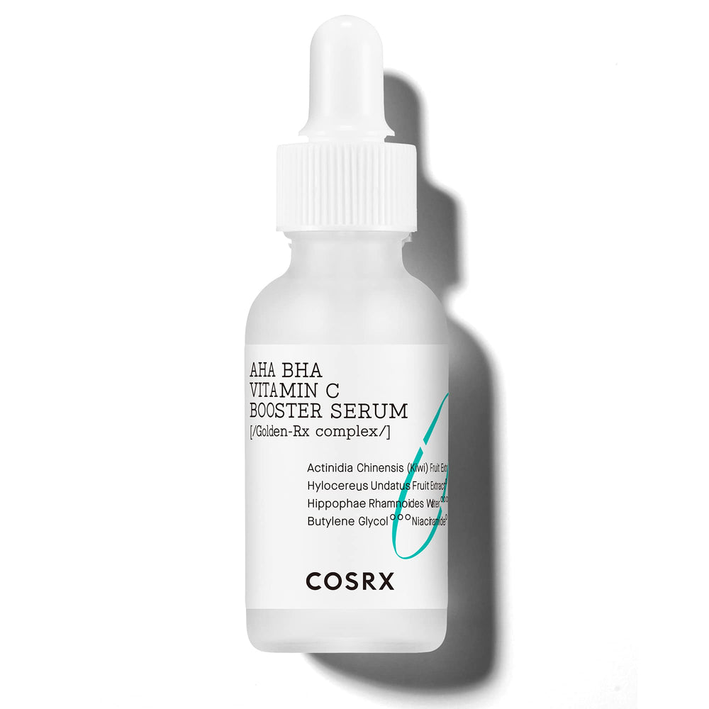 COSRX AHA BHA Vitamin C Booster Serum bottle for daily radiance