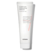 COSRX Balancium Comfort Ceramide Cream bottle with pump for easy hydration application.