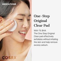 COSRX BHA Toner Pads with included tweezer for hygienic use