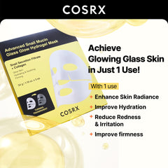 COSRX Hyaluronic acid provides deep hydration during mask wear for plump skin