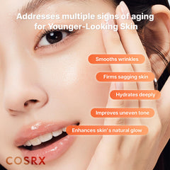 COSRX hydrogel texture cools on skin for refreshing, soothing relief.