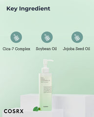 Oil emulsifies with water for thorough cleansing on the skin.