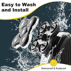 COSYONALL XR7000 Balder Pro head anti-abrasion coating extends blade life.