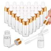 COTOM mini 10ml dropper bottle in clear glass for essential oils