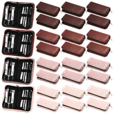 Coume Brown Series compact nail care kit in a portable case for on-the-go grooming.