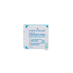 Coup d'Eclat Marine Collagen Ampoules bottle delivering hydration.