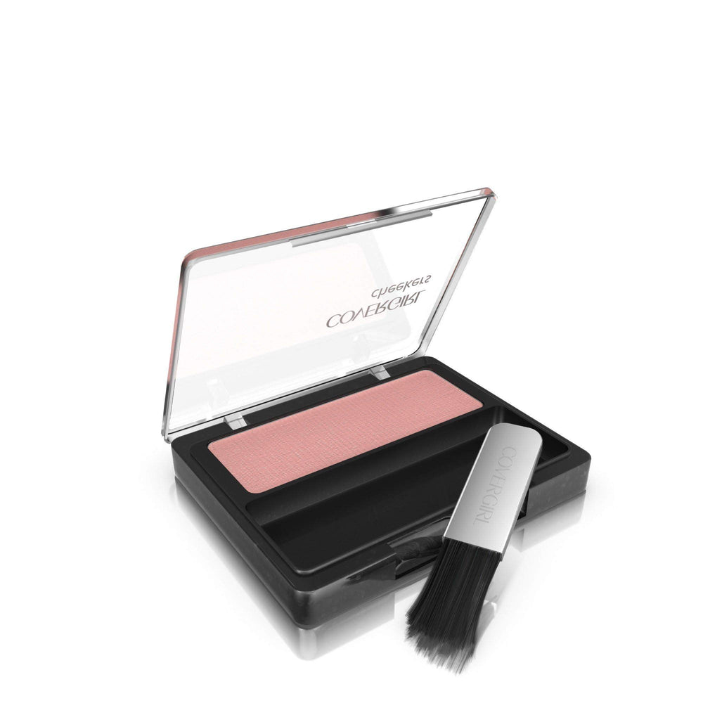 CoverGirl Cheekers Pretty Peach blush provides natural color with a soft shimmer.