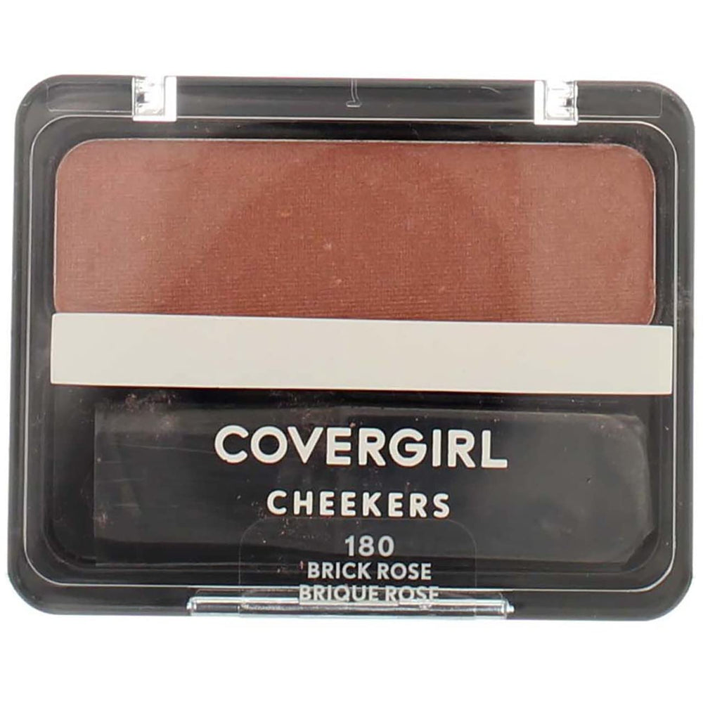 CoverGirl Cheekers Brick Rose compact delivers natural color with long-lasting finish.
