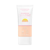 COVERGIRL Clean Fresh Blurring Skin Tint bottle demonstrates weightless blur for smoother pores