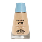CoverGirl Clean Matte foundation bottle in Classic Ivory, ready for oil control throughout the day.