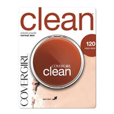 CoverGirl Clean Pressed Powder packaging close-up for on-the-go touch-ups