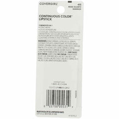 CoverGirl Rose Quartz lipstick packaging and display for quick, on-the-go retouches.