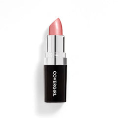 CoverGirl Continuous Color Lipstick Sugar Almond 010 open cap showing moisturizing color